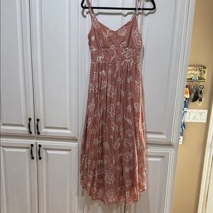 Blu Pepper Pink Midi Dress